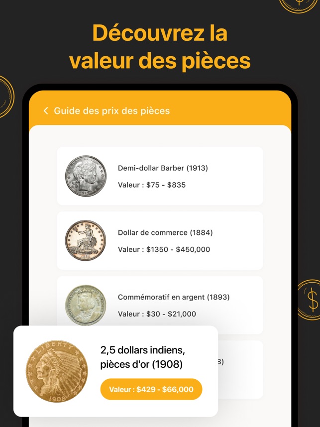 CoinSnap: Valeur des pièces dans l'App Store