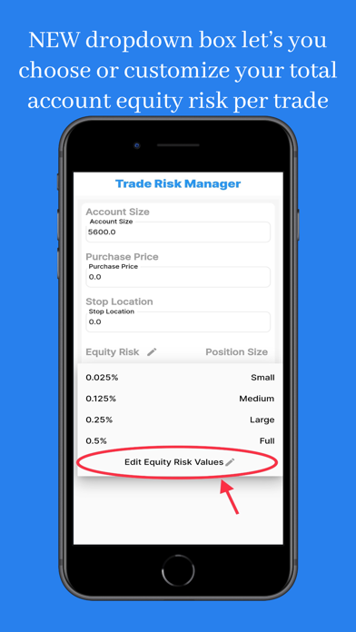 Trade Risk Manager Screenshot