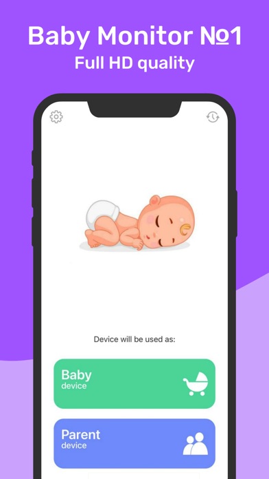 Bambino Baby Monitor Screenshot