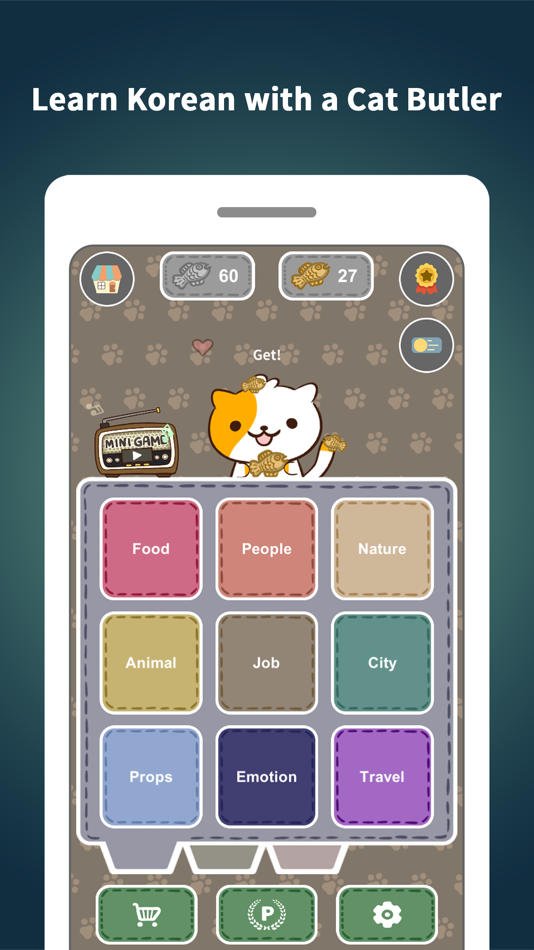 #1. Quiz Cat : Learn Korean (iOS) 由: DONGSHIK KIM