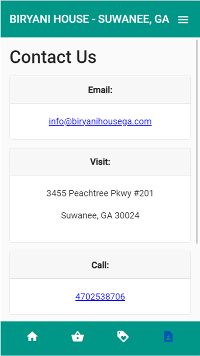 Biryani House Suwanee Screenshot