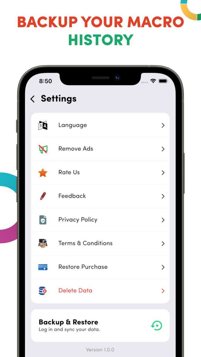 Macro Calculator for Weight GL