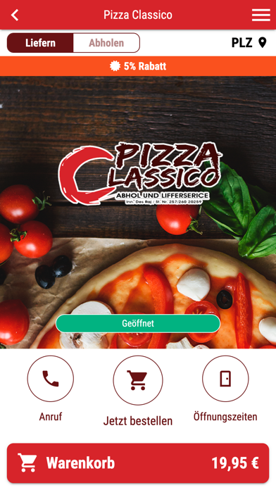 Pizza Classico Screenshot