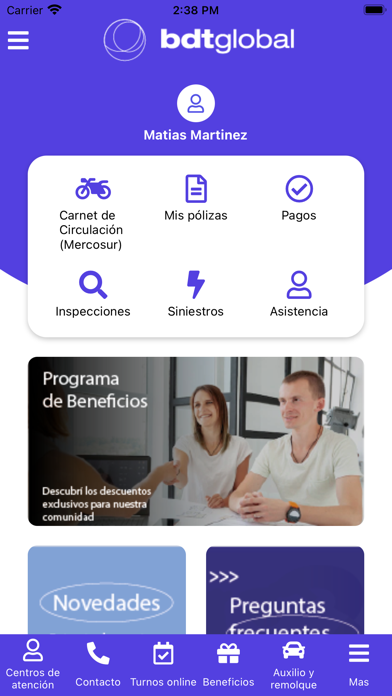 bdt asegurados Screenshot