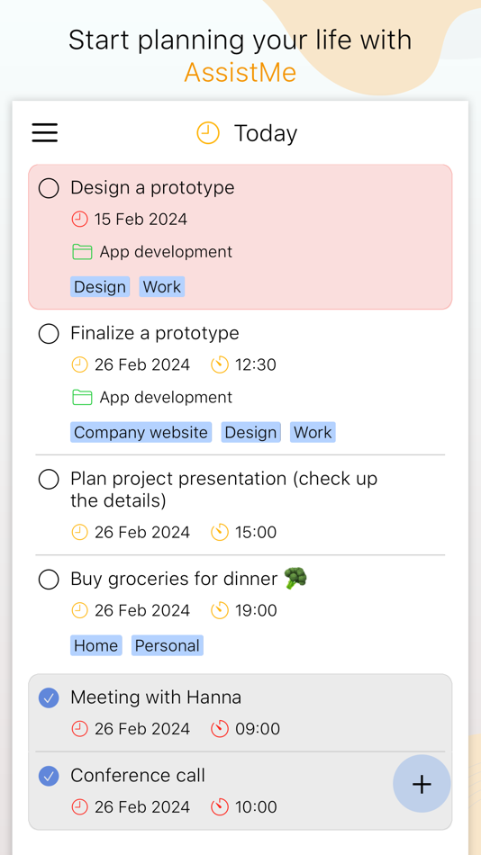 #1. AssistMe – tasks & to do list (macOS) بواسطة: DK CONSULTING, TOV
