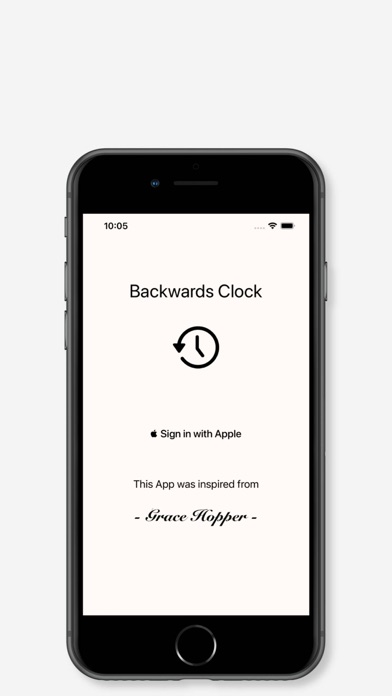 Backwards Clock screenshot 4