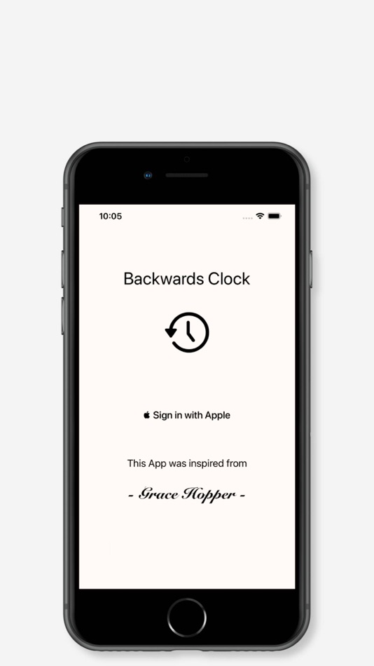 #4. Backwards Clock (iOS) 由: Marvin Lin