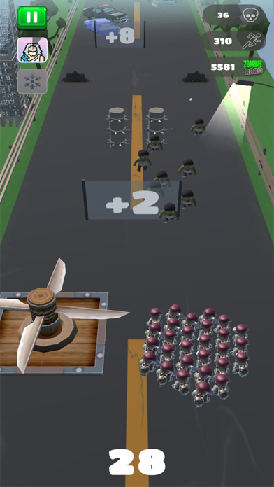 Earnin Zombie Road Screenshot