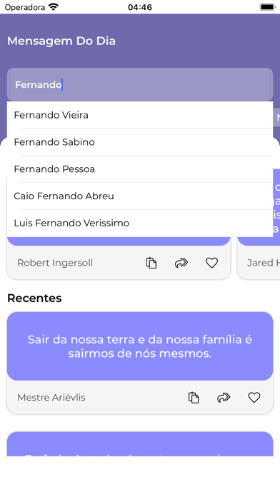 Mensagem do Dia Screenshot