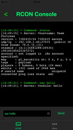 RCON Game Server Admin 2022 iPhone image 1