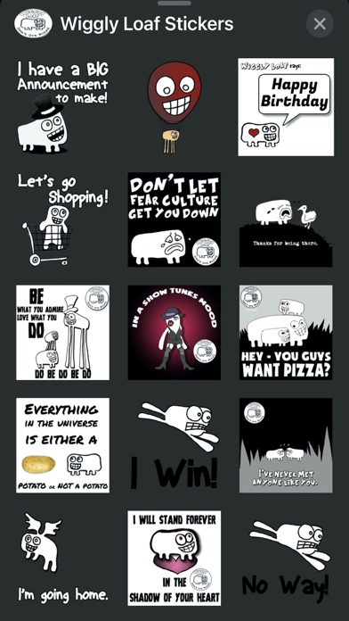 Wiggly Loaf Stickers Screenshot