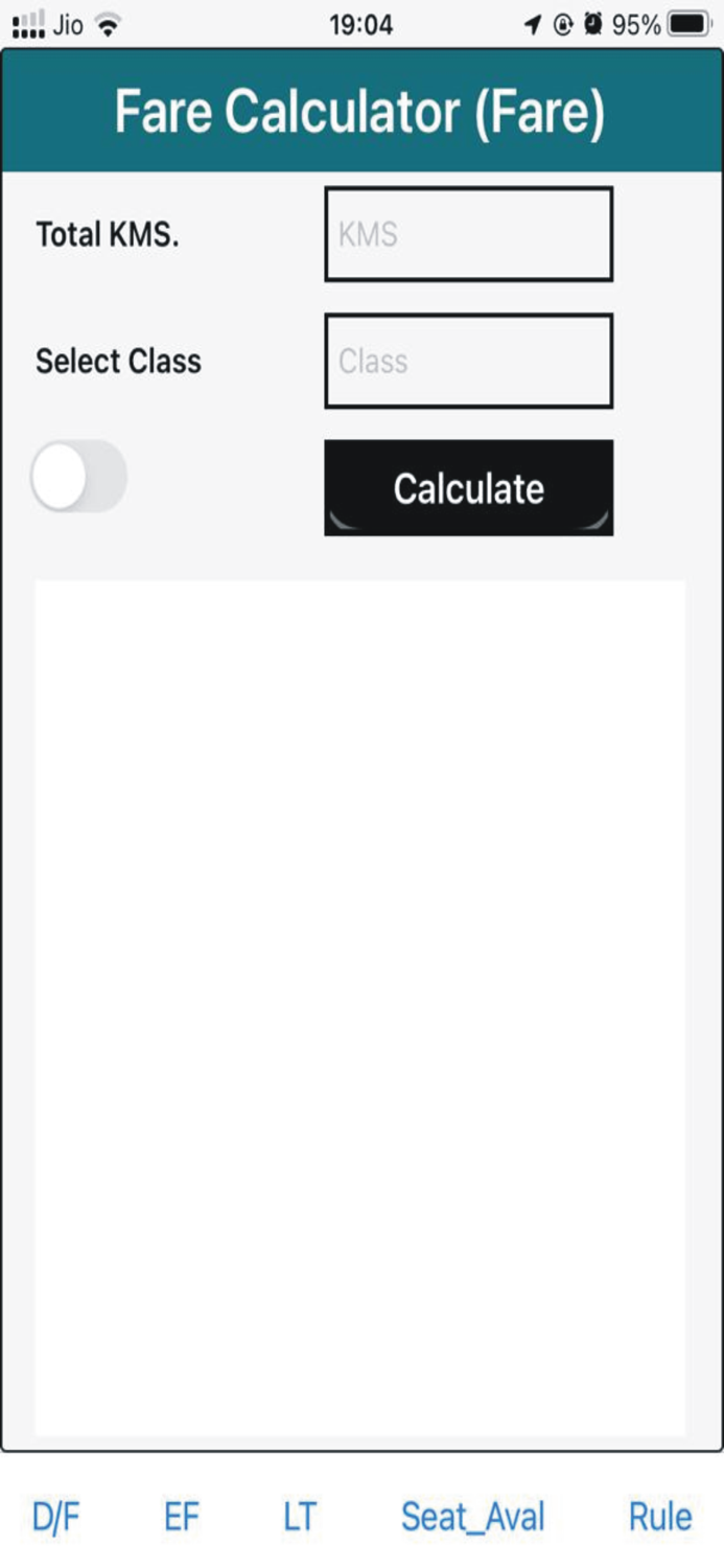 Train Fare Calculator