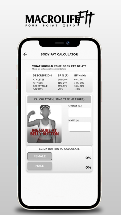 MacroLife Fit App Screenshot