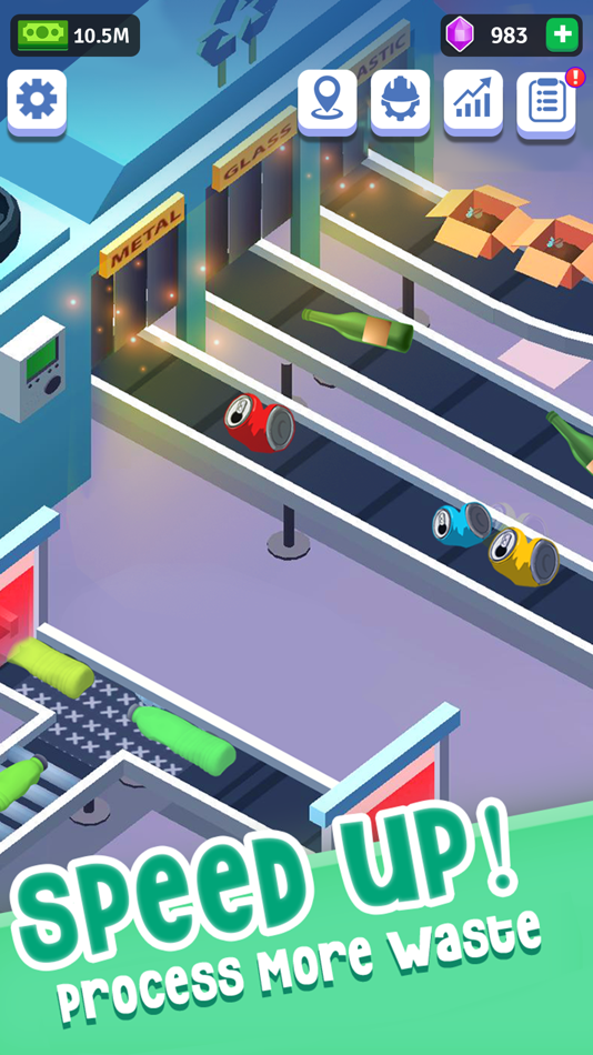 #3. Recycle Tycoon 3D (iOS) 由: Khurram Samad