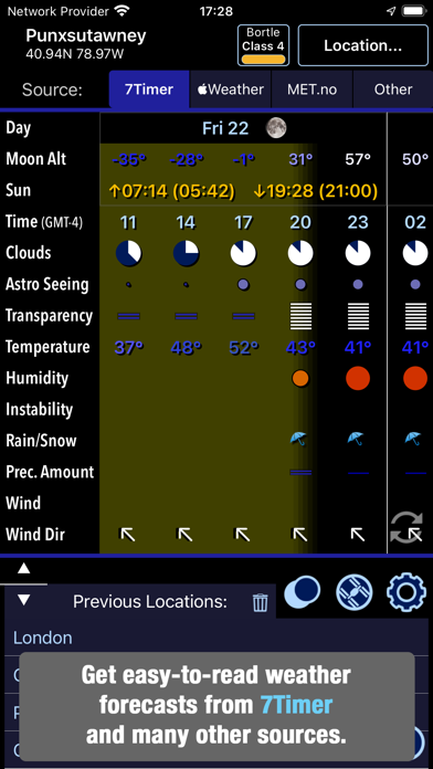 Xasteria Plus - Astro Weather Screenshot