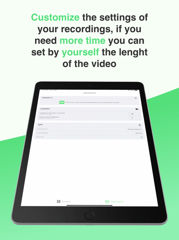 Prompty - Record your prompts