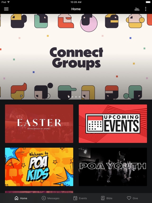 The Pentecostals of Apopka iPad screenshot 1 - Education app