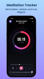 mtracker: meditation tracker iphone screenshot 1
