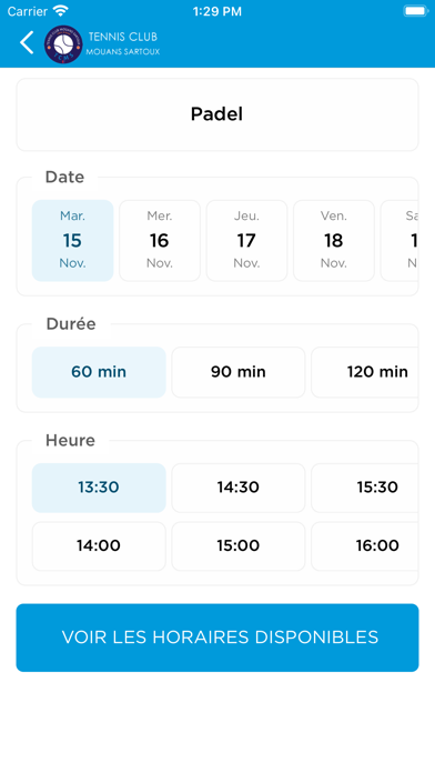 Tennis Club Mouans Sartoux Screenshot
