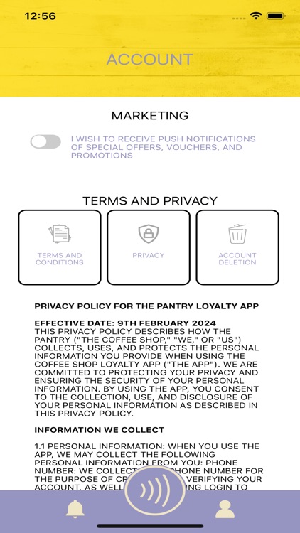 The Pantry Loyalty App