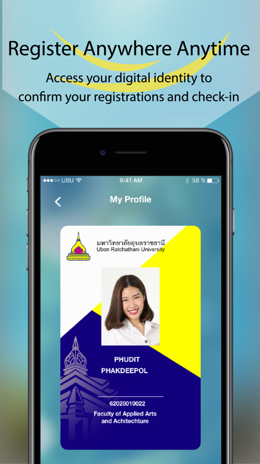 #3. myUBU (iOS) بواسطة: Ubon Ratchathani University