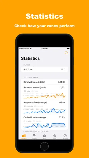 BunnyEars: CDN Stats & Logs screenshot 1