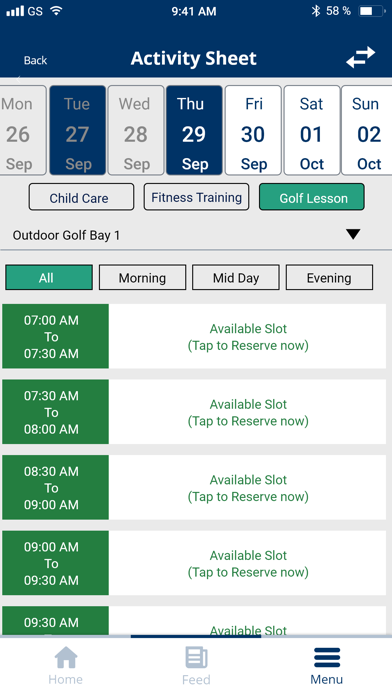Racquet & Tennis Club Screenshot
