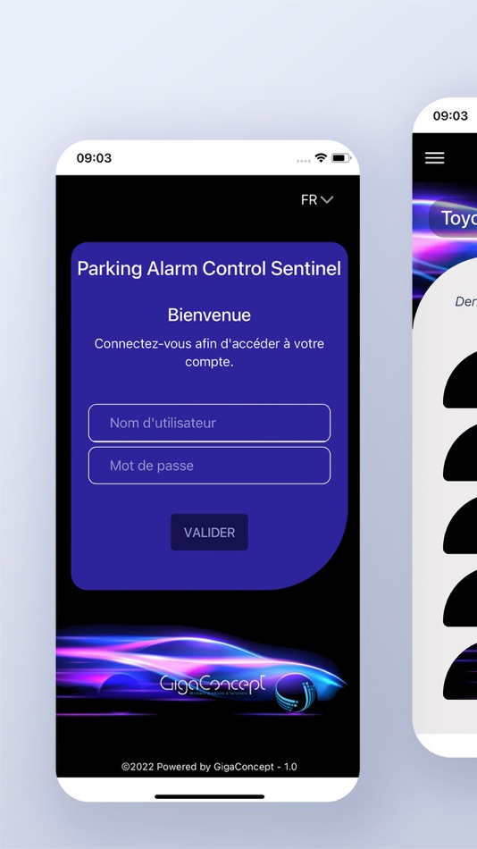 #1. Parking Alarm Control Sentinel (iOS) بواسطة: GigaConcept