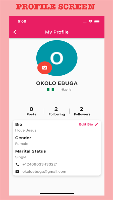 Sisterhood Global App Screenshot
