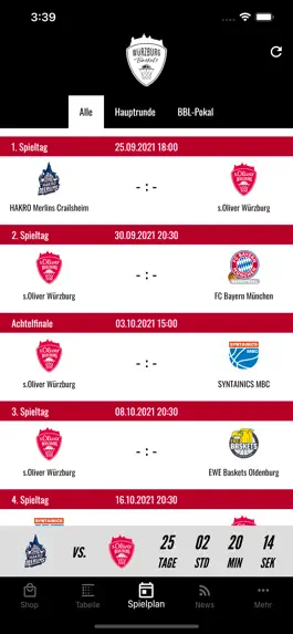 Game screenshot Würzburg Baskets mod apk