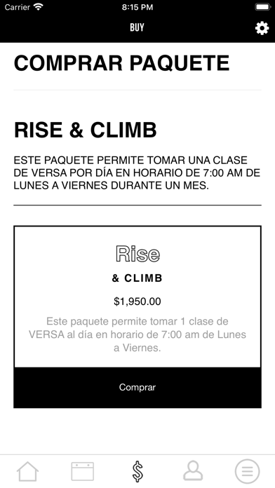 VERTICAL CLIMB FITNESS Screenshot
