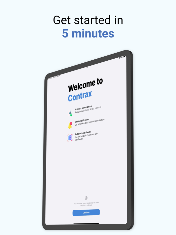 Contrax - Subscription Manager