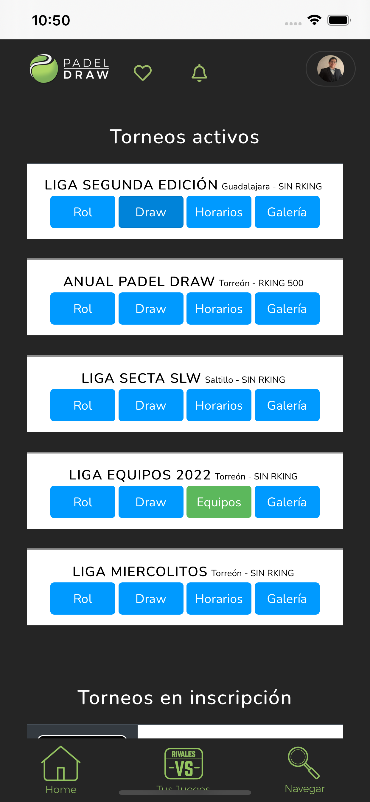 Padel Draw
