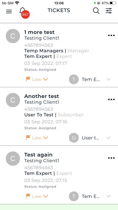 Cheto Service Screenshot