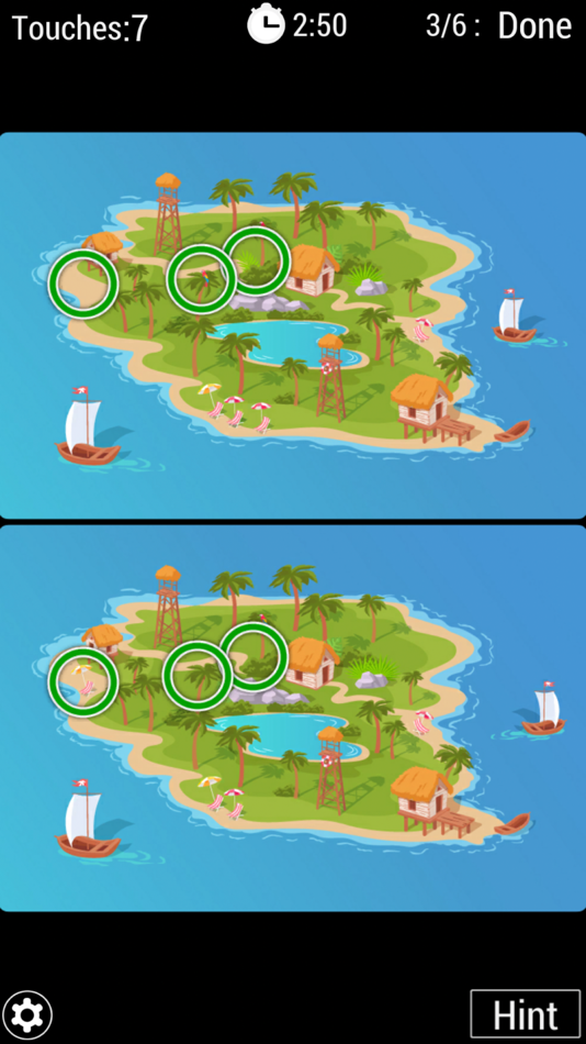 #4. 6 Differences - Spot Them (iOS) By: Hieu Hoang
