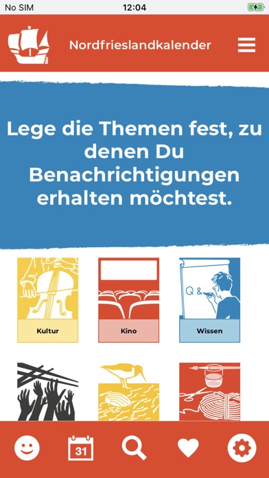 Nordfrieslandkalender Screenshot