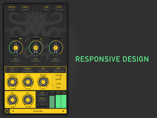 FAC Medusa iPad screenshot 4 - Music app