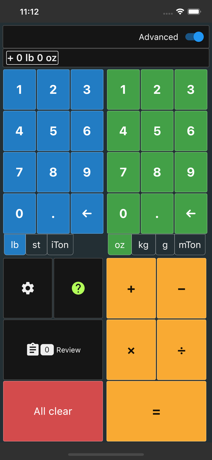 Pounds and Ounces Calculator