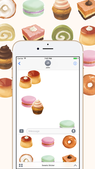 Screenshot #1 pour Dessert Sticker