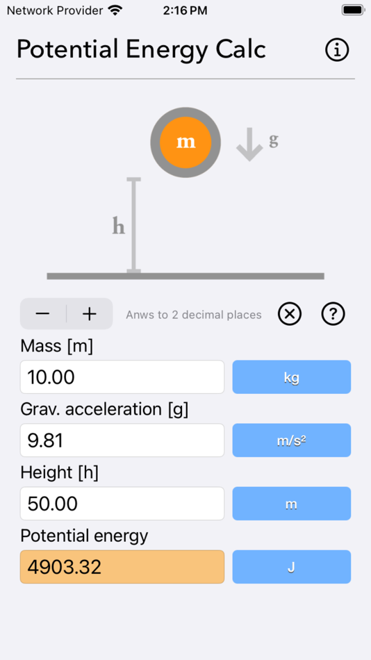 #1. Potential Energy Calculator (iOS) 由: Nitrio