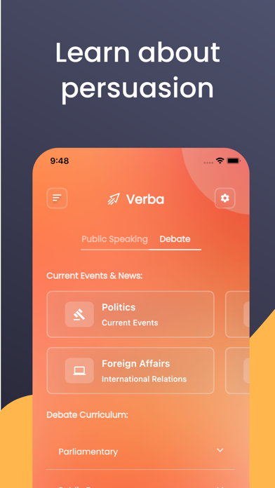 Verba | Public Speaking Coach Screenshot