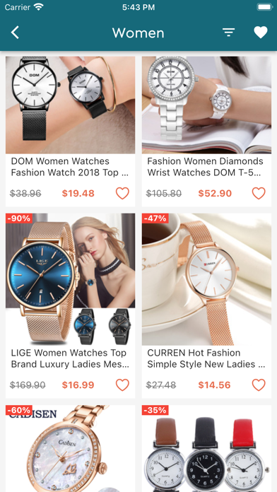 Watches & Smartwatch Shopping Screenshot