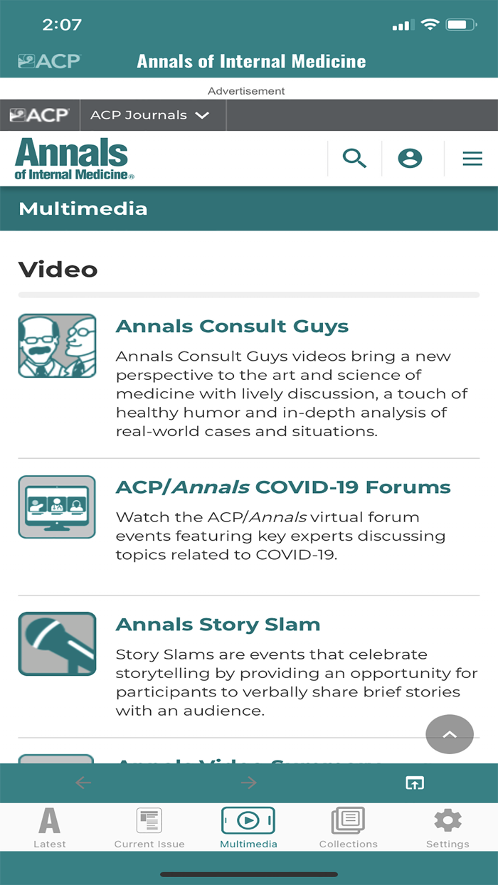 Annals of Internal Medicine