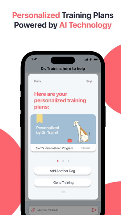 Traini -Dog Training & AI Chat screenshot n.4