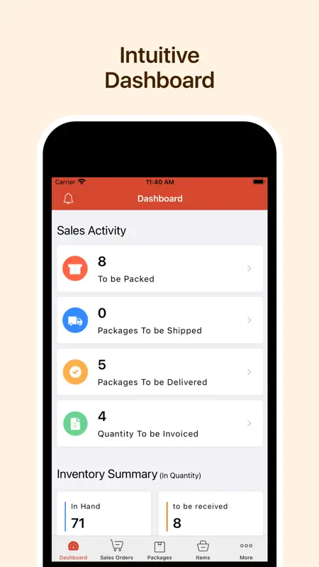 Zoho Inventory Management App screenshot 7 of 8