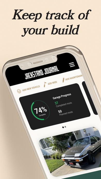 Jackstand Journal Screenshot