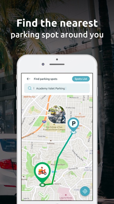 Parking Spots Finder Screenshot