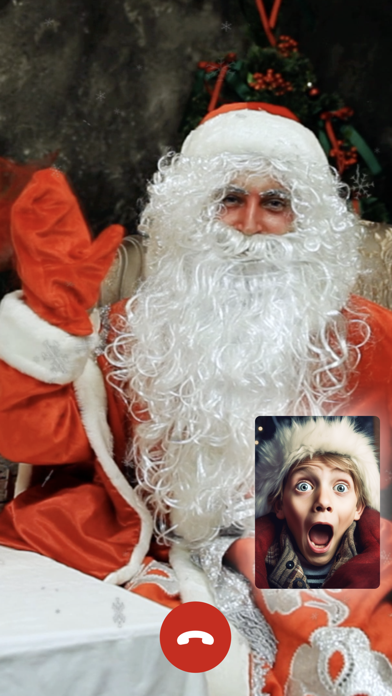 Santa Claus Video Call Screenshot
