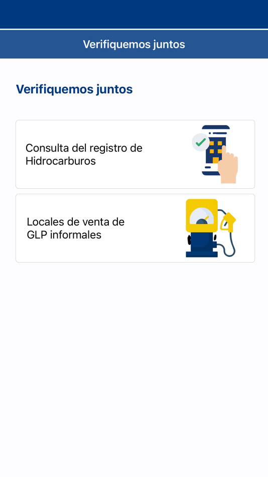 #2. Verifica con Osinergmin (iOS) By: Organismo Supervisor de la Inversión en Energía y Minería