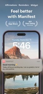 Manifest - Daily Affirmations screenshot #1 for iPhone